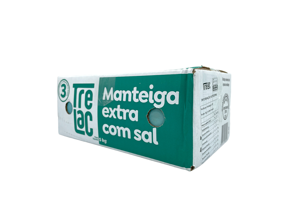 MANTEIGA COM SAL EXTRA TRELAC (CX 5 KG)